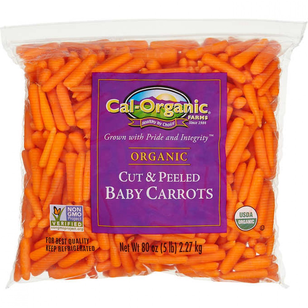 Carrots Organic Mini, 5 lbs