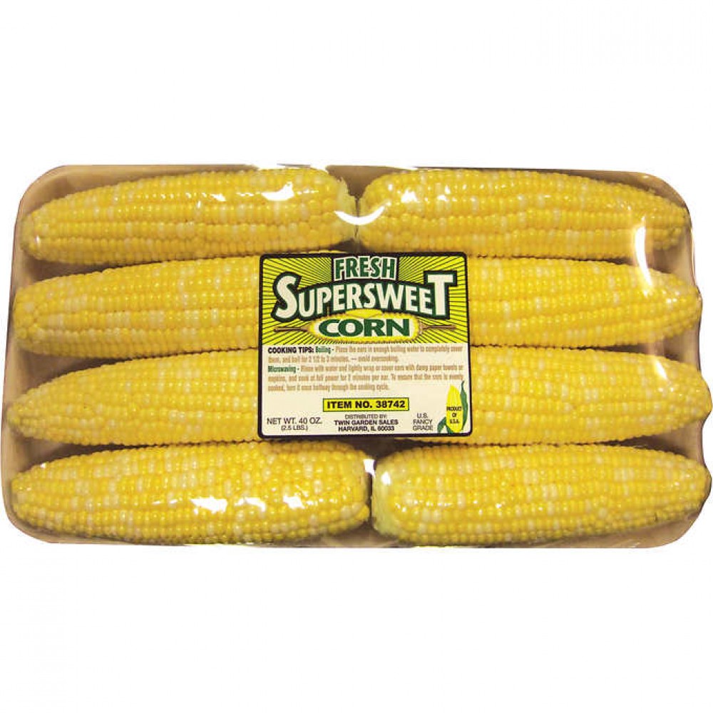 Super Sweet Corn, Fully Husked, 8 ct