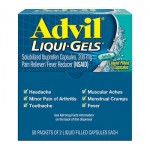 Advil Liqui-Gels Ibuprofen Dispenser Box, 2 Capsules, 50-count