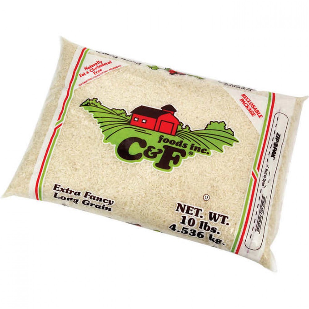 C & F Long Grain Rice, 10 lbs