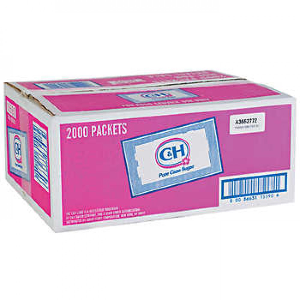 C&H Granulated Sugar Packets 2,000-count