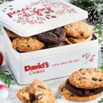 David's Cookies Peace and Joy Fresh Baked Large Holiday Cookie Tin