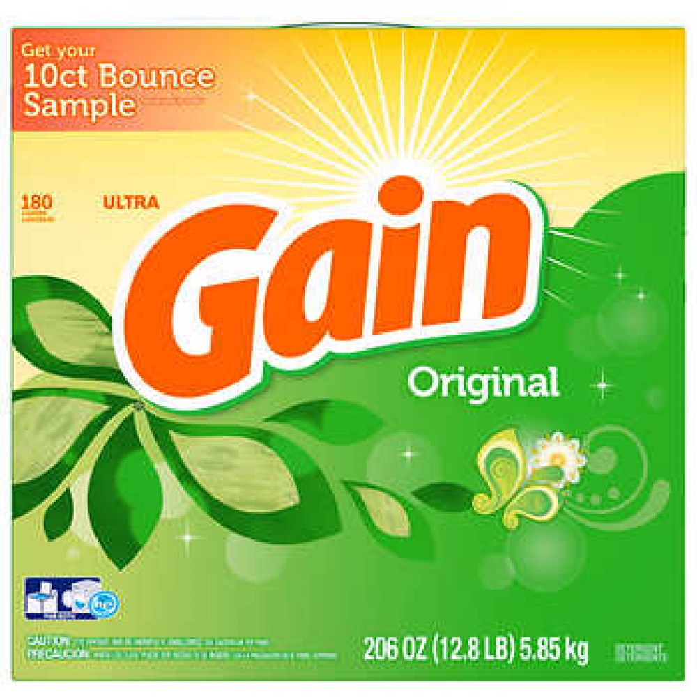 Gain Original Powder Laundry Detergent, 180 Loads