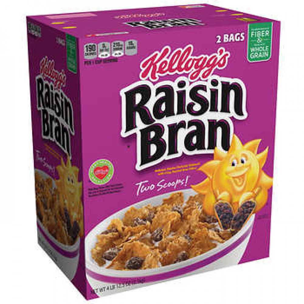Kellogg's Raisin Bran Cereal, 78.5 oz