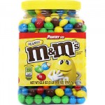 M&M's Peanut Chocolate M&M Candy, 62 oz