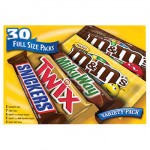 Mars Chocolates Variety Pack, 30-count