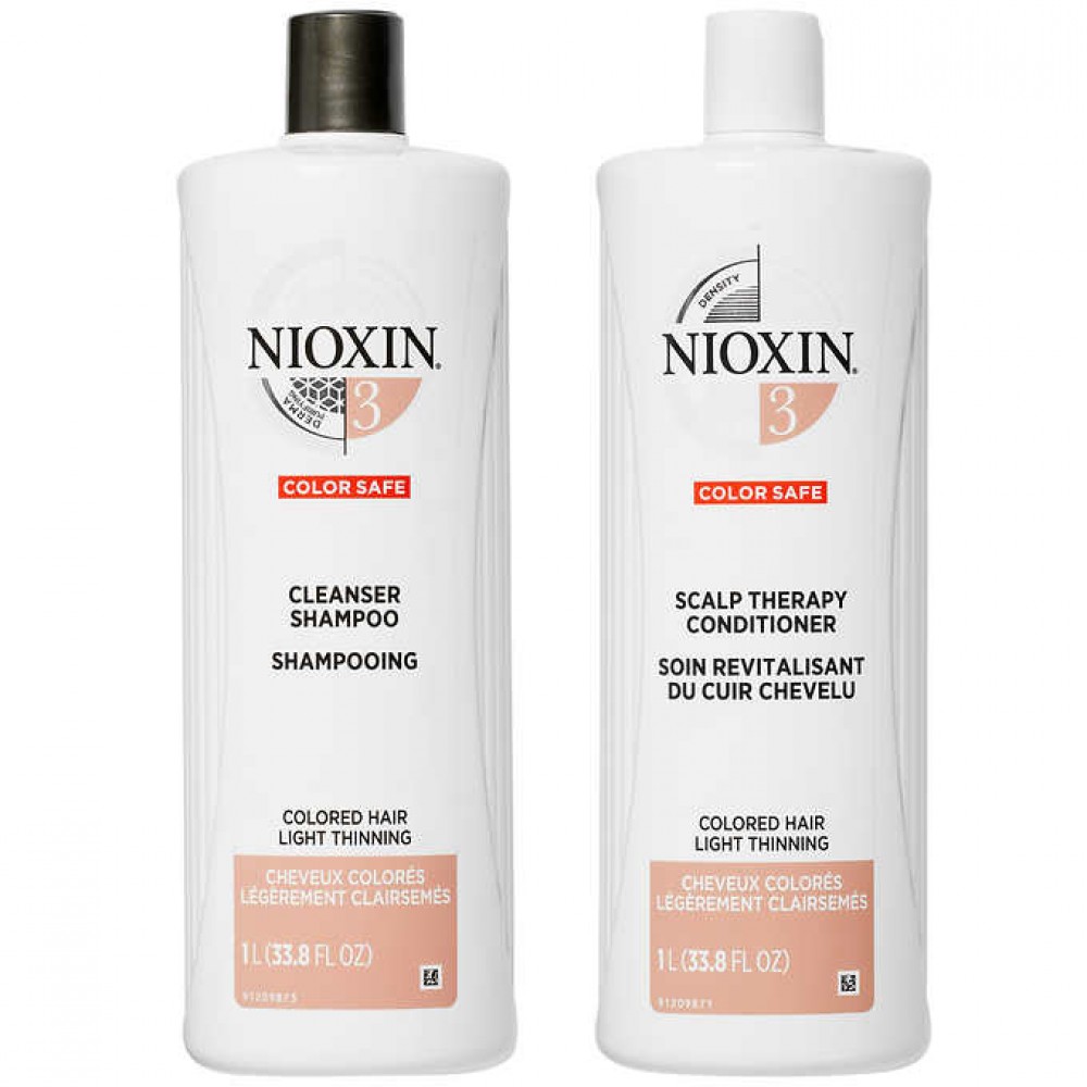 Nioxin System 3: Cleanser & Scalp Therapy Conditioner, 33.8 oz. Each