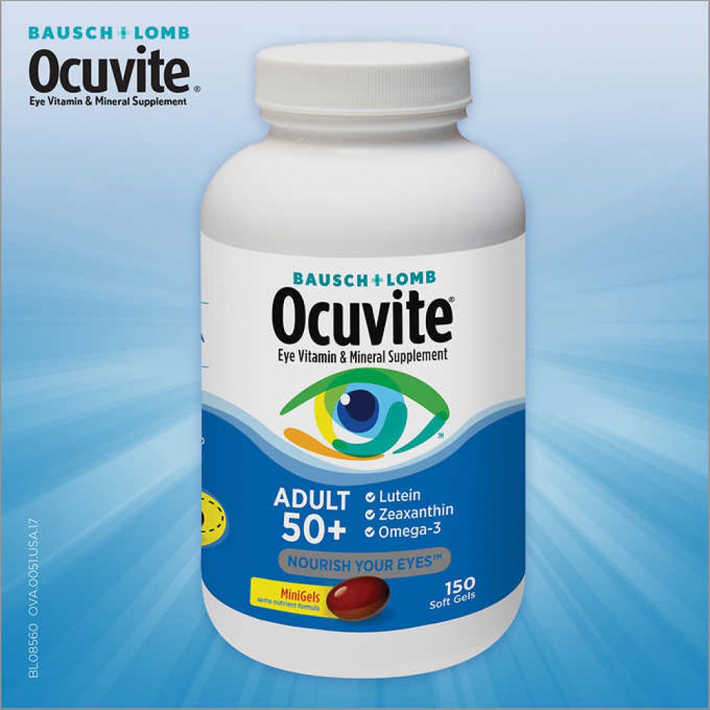 Ocuvite Adult 50+ 150 Soft Gels