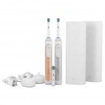 Oral B Smart Series Rechargeable Toothbrush, Silver and Rose Gold Twin Pack