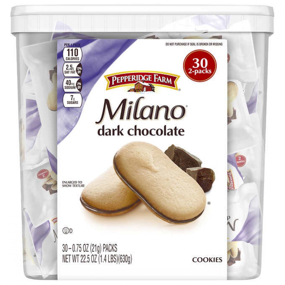 Pepperidge Farm Milano Cookies, 0.75 oz., 30-count