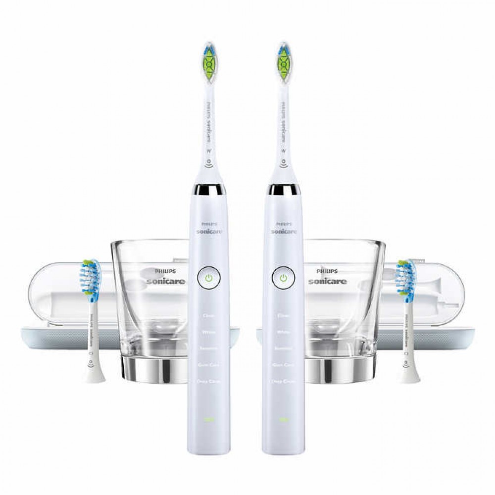 Philips Sonicare DiamondClean Rechargeable Electric Toothbrush 2-pack Handles