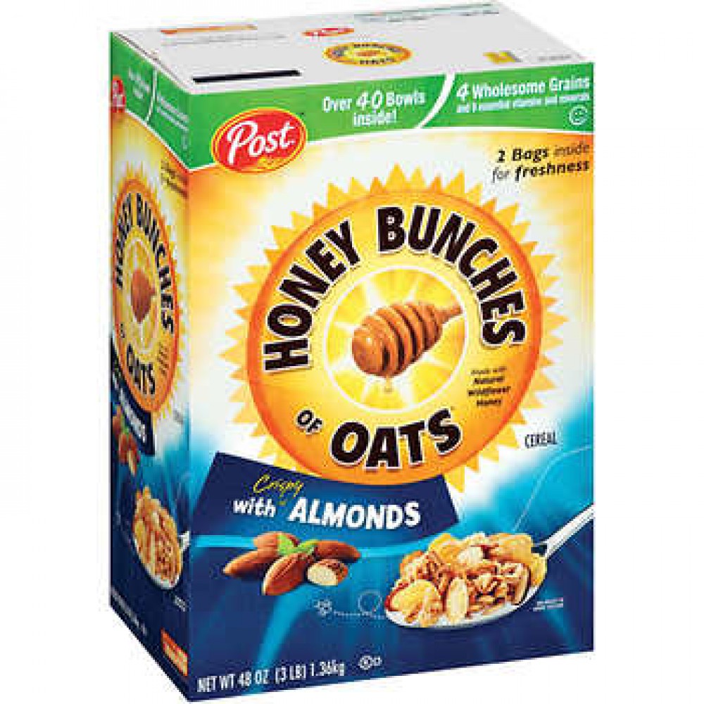 Post Honey Bunches of Oats with Almonds, 48 oz