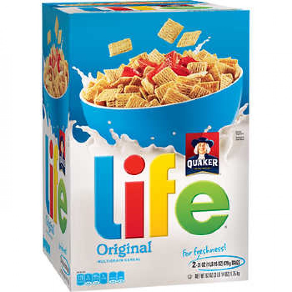 Quaker Life Cereal, Original, 31 oz., 2-count