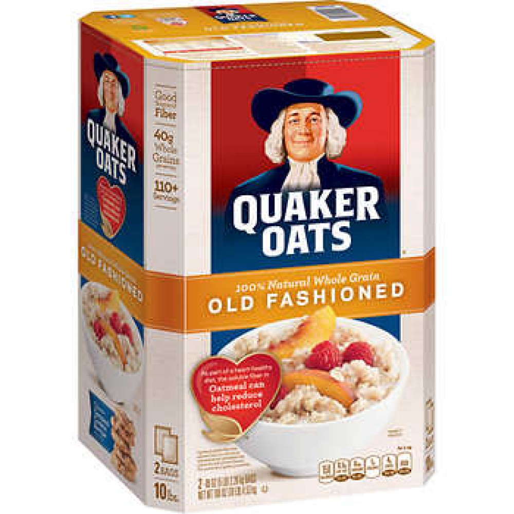 Quaker Oats Old Fashioned Hot Oatmeal Cereal, 10 lbs
