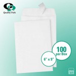 Quality Park Redi-Strip Catalog Envelope 6" x 9" White, 100-count