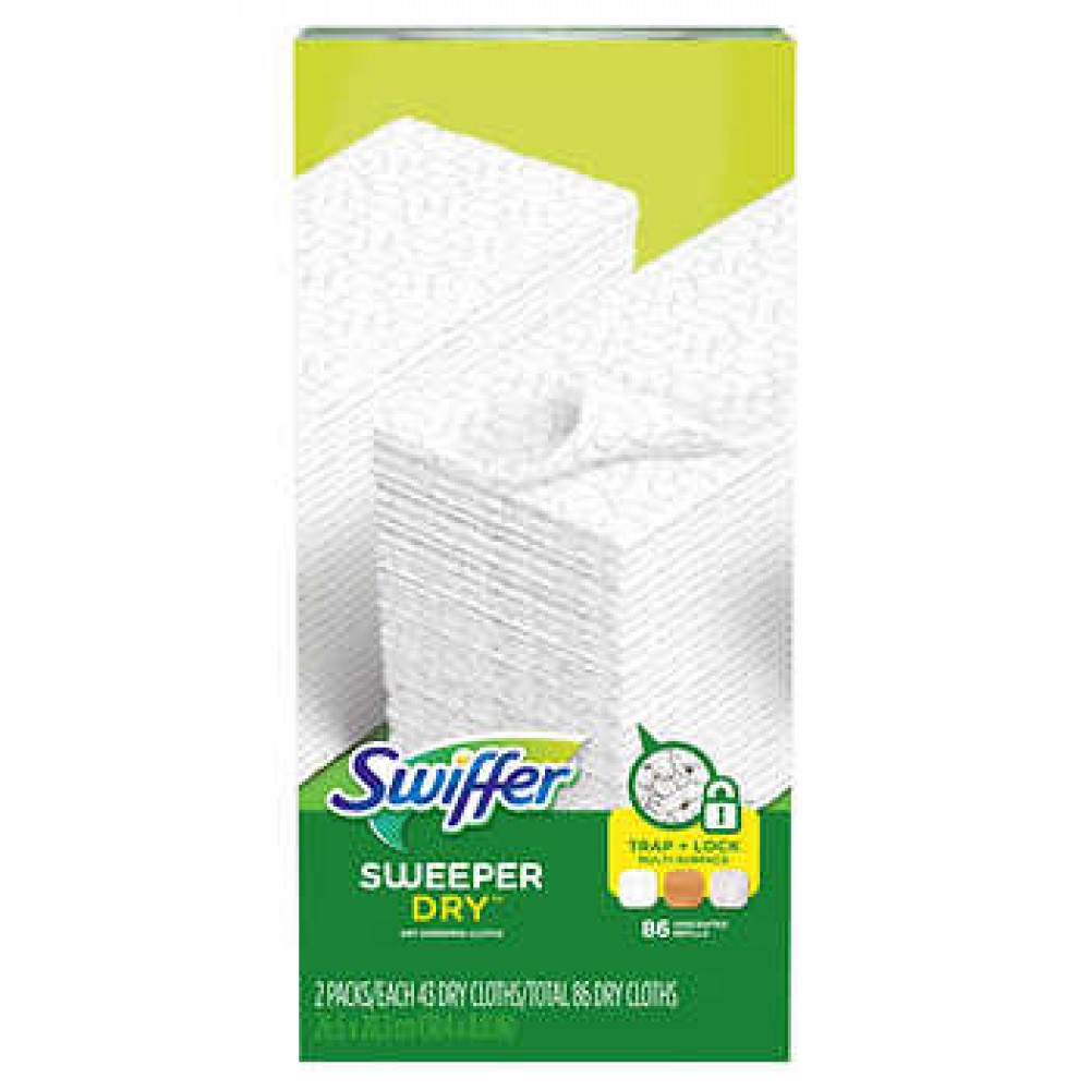 Swiffer Sweeper Dry Sweeping Cloth Refills, 86-count